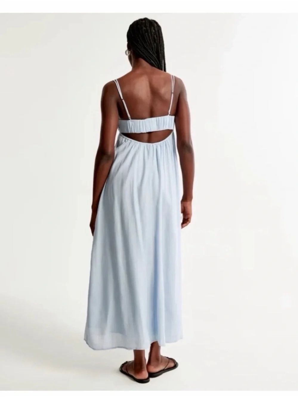 Abercrombie & Fitch Light Blue Maxi Dress
